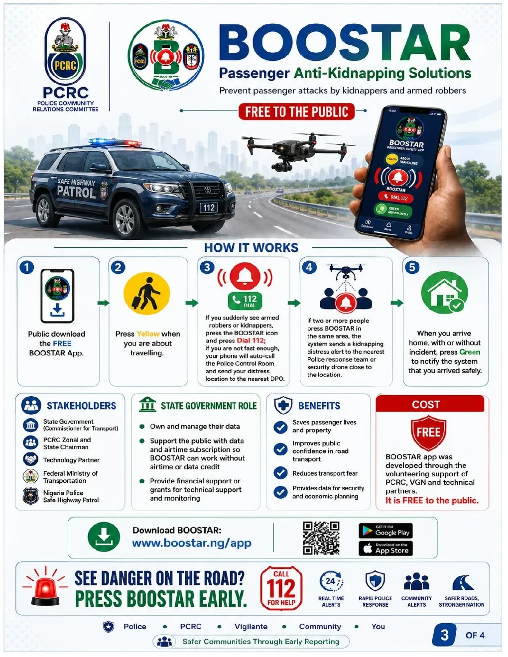 Passenger Anti-Kidnapping flyer